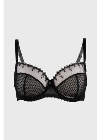 Чёрный женский бюстгальтер Kinga с косточками полиамид