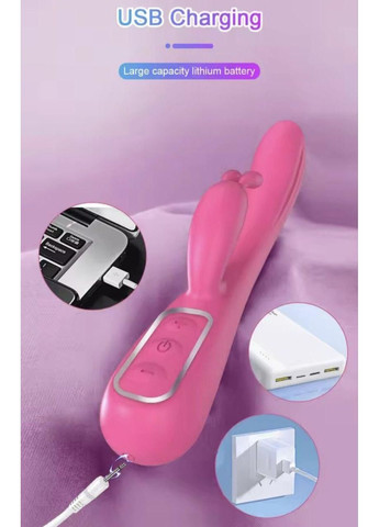 Вибратор 2 в 1: Двойная стимуляция точки G и клитора Lilo (372601133)