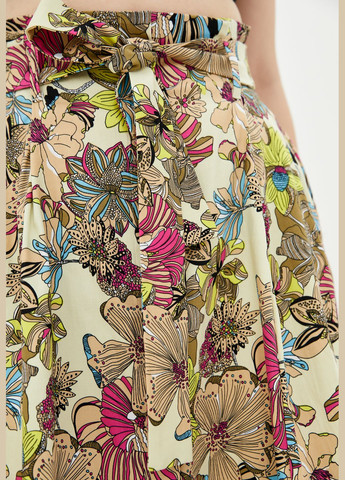 Разноцветная кэжуал цветочной расцветки юбка ORA