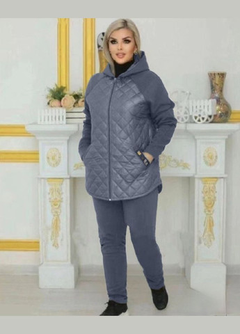 Прогулянковий костюм зимовий жіночий HP-6601 Графіт, 52-54 Sofia (267425083)