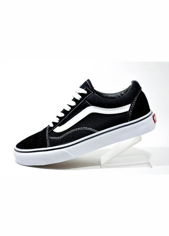 Чорно-білі Осінні чоловічі кеди vans old skool No Brand