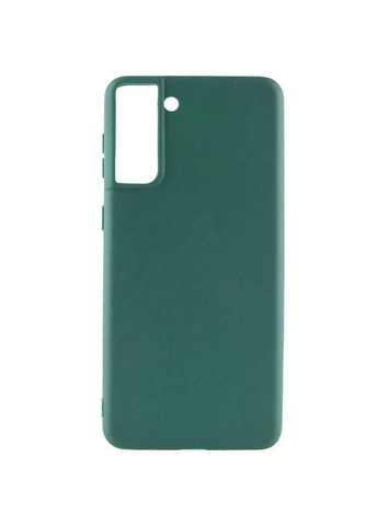 Силіконовий чохол Candy для Samsung Galaxy S21+ / Forest green Epik (372689430)