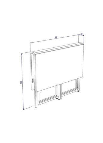 Стіл-книжка розкладний трансформер Knap Knap Spier DUO (369637088)