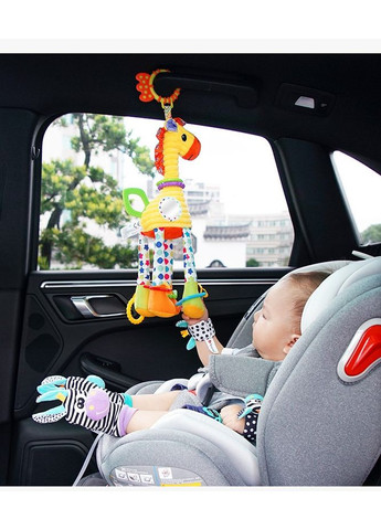 Розвиваюча іграшка-підвіска на коляску Жираф 47см, брязкальце, підвіска у ліжечко Sozzy (370676694)
