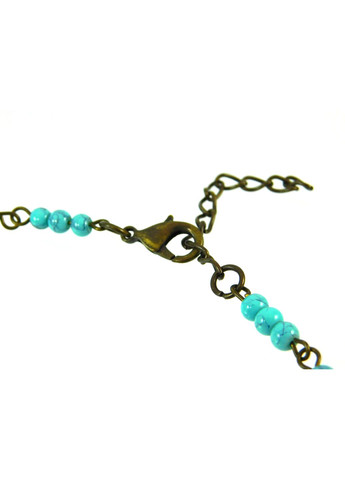 Эксклюзивное ожерелье "Морская фея" Бирюза (Коллекция "Этника") Fursa fashion (322314445)