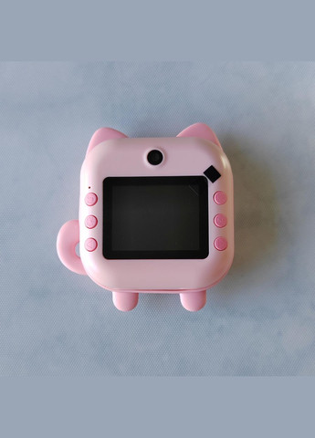 Детская камера фотоаппарат для мгновенной съемки игрушечная видеокамера с картой памяти и играми с набором бумаги 10 шт No Brand M2 (323209968)