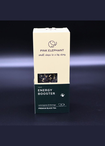Energy Booster – натуральний чай-енергетик для бадьорості та сили Pink Elephant (322871655)