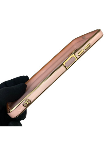 Чехол для Spark Go 1 KL4 с кольцом MagSafe с золотой окантовкой на техно спарк го 1 пудровый gs1 Tecno (366229189)