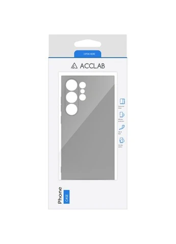 Чехол Silicone Case для Samsung Galaxy S24 Ultra Grey (1283126602139) ACCLAB (393330311)