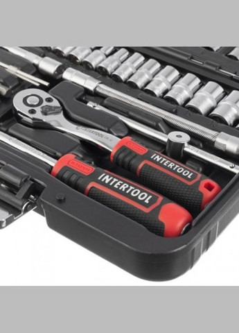 Набор инструментов 46 ед. STORM, 1/4", Cr-V ET-8046 Intertool (373394755)