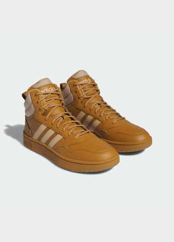 Коричневі Літні кросівки hoops 3.0 mid lifestyle basketball classic fur lining adidas