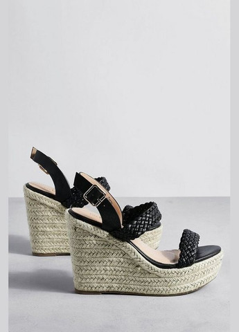 Черные босоножки на платформе Krush