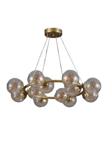 Люстра подвесная GLD23933/12 бронзовая Valeso (301835796)