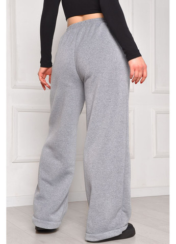 Спортивні штани жіночі на флісі темно-сірого кольору Let's Shop (369363866)