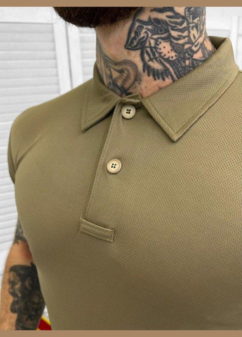Оливковая футболка-поло тактическое single sword coyot 2xl для мужчин No Brand