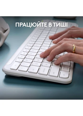 Комплект Signature Slim Combo MK950 Off White (920-012491) Logitech (324835038)