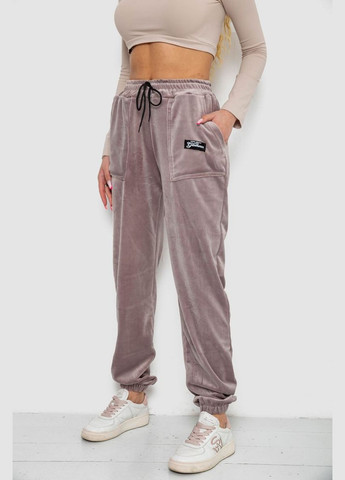 Штани жіночі велюрові, колір персиковий, Vigenza (328961802)