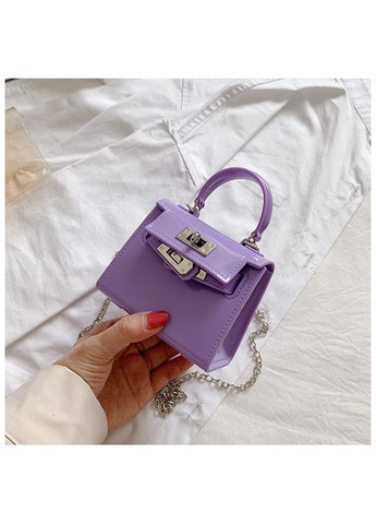 Детская маленькая сумка 10448 кросс-боди на ремешке фиолетовая No Brand (314455187)