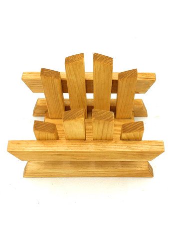 Серветниця з дерева Ебро каррі (СЛФ-002303) No Brand (327866685)