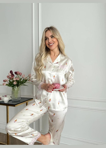 Комбінована всесезон жіноча піжама 2799 No Brand