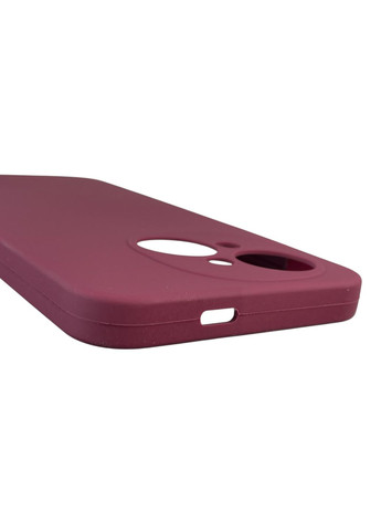 Чохол для Spark Go 2025 (KL4) силіконовий з мікрофіброю нековзний на техно спарк го 2025 бордовий Tecno (366388906)