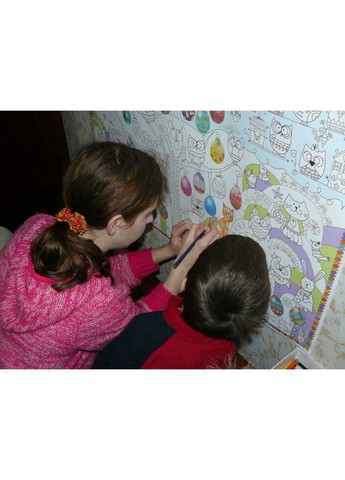 Обои-раскраски Святой Николай (с наклейкам) 60*100C-100027 Kolorit (336212507)