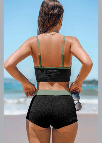 Черный летний купальник CUPSHE