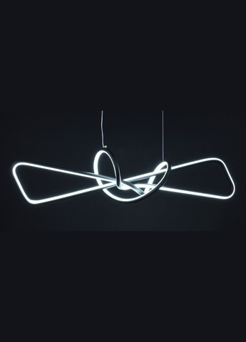 Люстра світлодіодна підвісна LED світильник для квартири на стелю лед 27488 Чорний 25-150х15х85 см. Sunnysky (364756237)