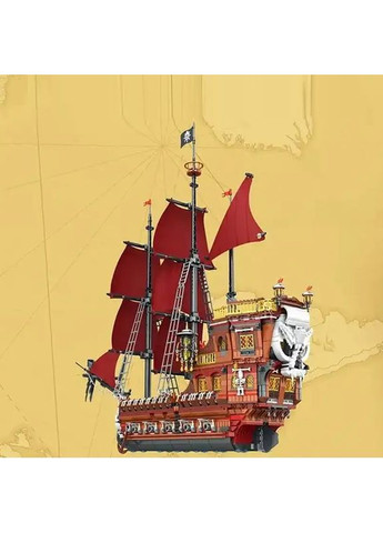 Конструктор корабель Піратський фрегат 3066 деталей 87 см Reobrix (367724044)