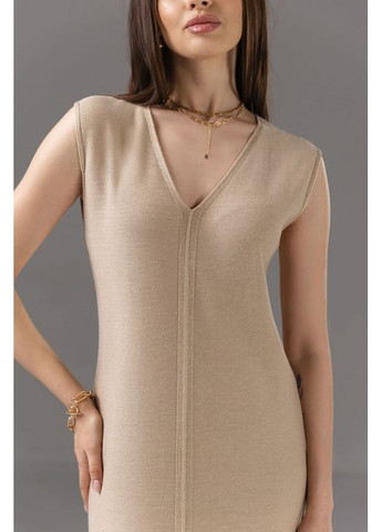 Розовое платье 2742 розовый беж Triko Bakh