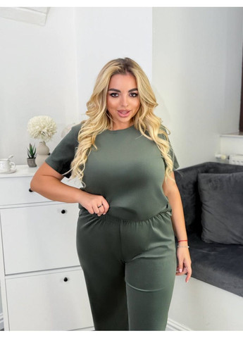 Домашній костюм трійках велюр спорт. Штани,футболка та халат Україна (366222451)