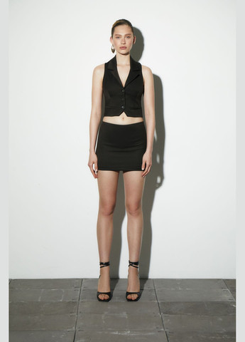 Жилет укороченный Шоколадный 718 Papaya (296033330)