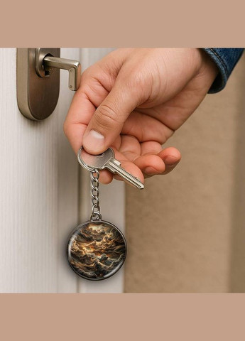 Набор подвеска (кулон) и брелок Облака #03 (подарочный набор) No Brand (332633726)