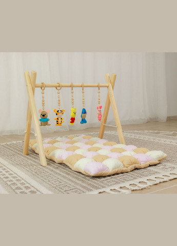 Мобіль дерев'яний підлоговий BabyGym XRMASTER Вінні Пух з матрациком Лисенятко No Brand (347164002)