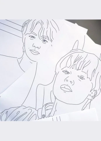 Розмальовка BTS Coloring Book Atak (300854053)