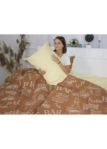 Постельное белье Бязь 17-0509 Beer Bar Porter (m216558) Mirson Бязь 17-0509 Beer Bar Porter Євро (366568325)