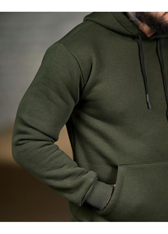 Армійське чоловіче худі на флісі з принтом олива Freedom (365818947)