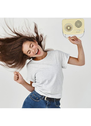 Портативне радіо в стилі ретро з акумулятором, Bluetooth, AM/FM Beige No Brand (365721394)