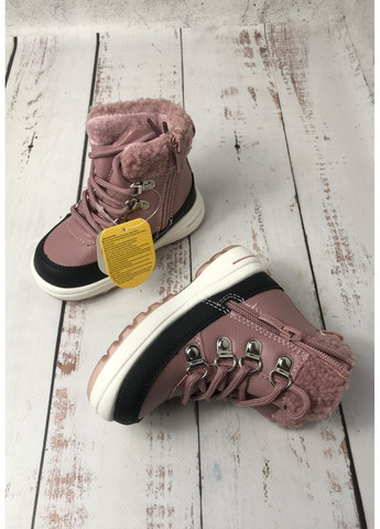 Черевики зимові дитячі на дівчинку Рожевий (1044) Clibee (354822833)