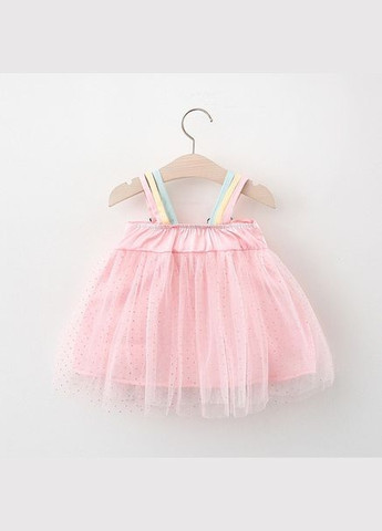 Комбинированное летнее платье панда розовая 1189, размер 85 No Brand (303612429)