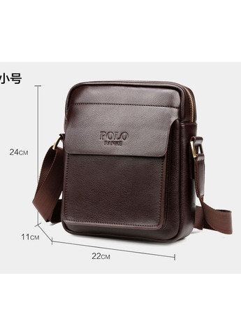 Мужская сумка планшетка эко кожа через плечо черная ProDobro (363221517)