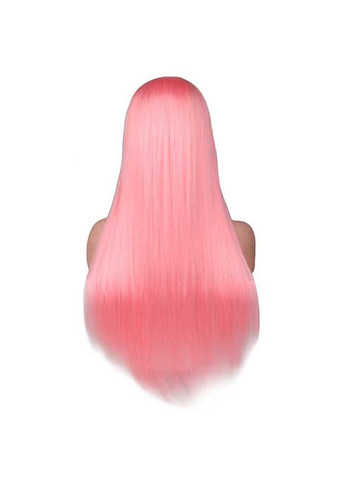 Ровный аниме парик c длинной челкой "Барби" - 70см - Розовый No Brand (288539085)