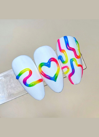 Гель 5D Luminous 5Д Люмінесцетний блакитний No6 15 мл Magic Girl (303635164)