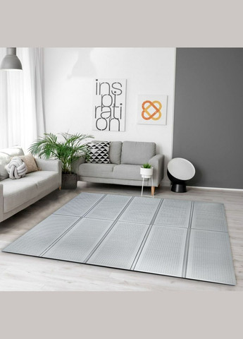 Дитячий складний термокилимок однотонний 2000*1500*10мм Сірий (299) SW-00001187 No Brand (328579160)