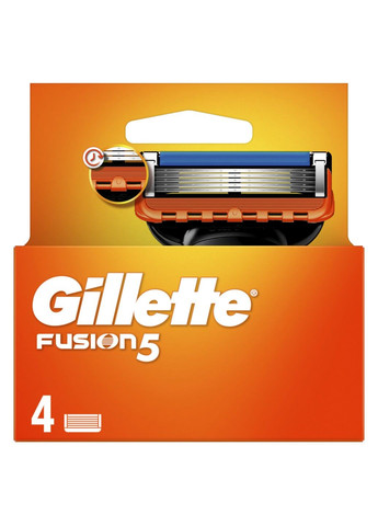 Змінні картриджі для гоління (леза) чоловічі Fusion5, 4 шт Gillette (304575313)