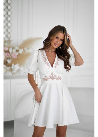 Білий сукня, колір білий Fashion