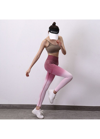 Легінси жіночі спортивні 6127 M рожеві Fashion (294067361)