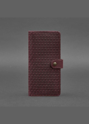 Шкіряне бордове портмоне 7.0 Карбон (A-026867) BlankNote (328444734)