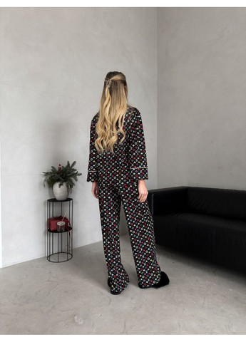 Чорна жіноча піжама Osoblyva