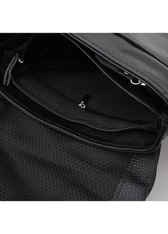 Сумка планшет через плече чоловіча з натуральної шкіри маленька Чорний 36548 Borsa Leather (353689914)